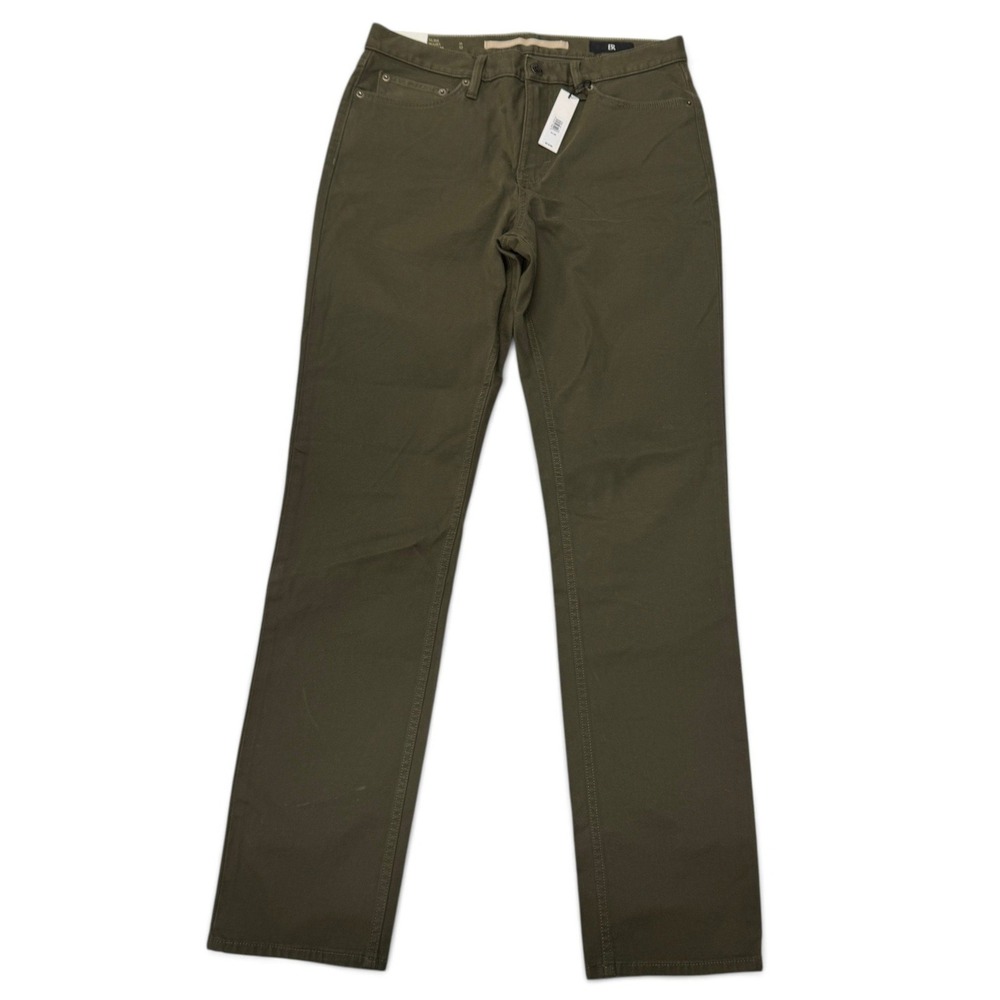 Banana Republic Slim Traveler Jeans Pants Mens 31 x 32 Olive Green NWT Straight